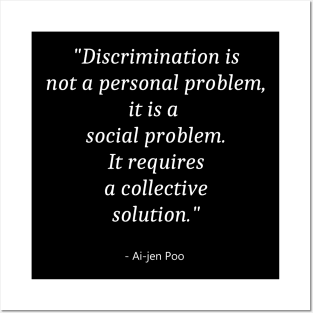 Quote About Zero Discrimination Day Posters and Art